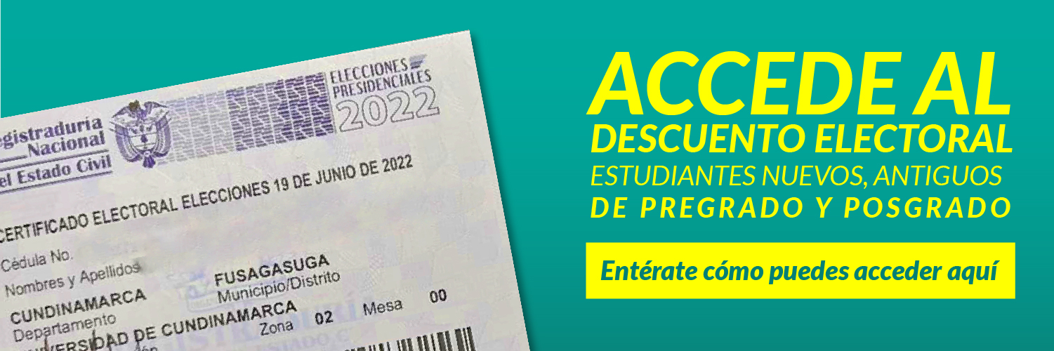 DESCUENTO ELECTORAL ESTUDIANTES NUEVOS Y ANTIGUOS